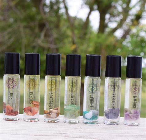 Chakra Oil Set 7 Chakras Aromatherapy Oils With Healing | Etsy