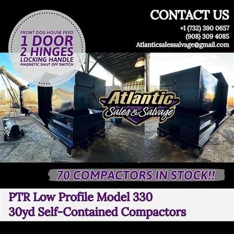 Self-Contained Compactors for sale at Atlantic Sales & Salvage Inc