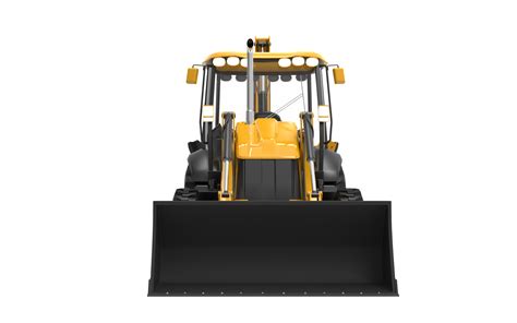 Yellow JCB tractor, excavator - heavy duty equipment vehicle 21351828 PNG