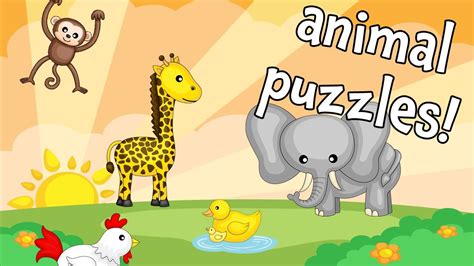 ULTIMATE Wild and Farm Animal Puzzle Game! | Animal Games for Children| Kids Learning Videos ...