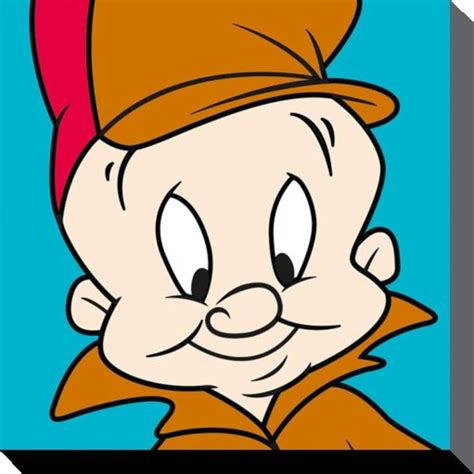 Looney Tunes - Elmer Fudd - Canvas Print 40 x 40 cm | Looney tunes cartoons, Looney tunes ...