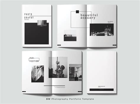 B&W Photography Portfolio Template by Berliana Zafa on Dribbble