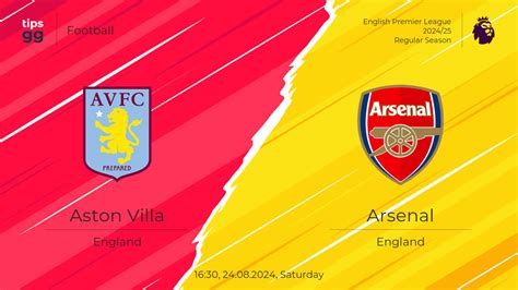 Aston Villa vs Arsenal Odds & Betting Lines 24.08.2024 | Football | Tips.GG