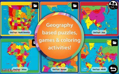 Amazon.com: Geo Puzzles - Geography Learning Games for Children by Geo ...