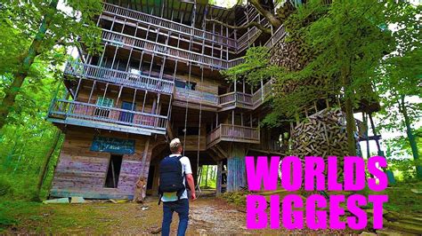 World's LARGEST Tree House - ABANDONED - YouTube