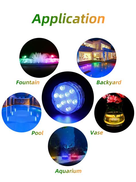 2023 New Flashing Underwater Light Indoor Weddings Decorations Outdoor ...