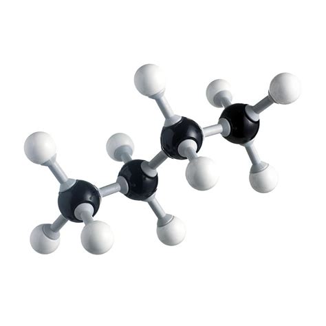 Butane Molecule Photograph by