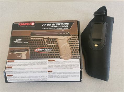 Gamo PT-85 Blowback, Gamo PT 85. 177 air pistol 4 co2 canisters +-750 ...