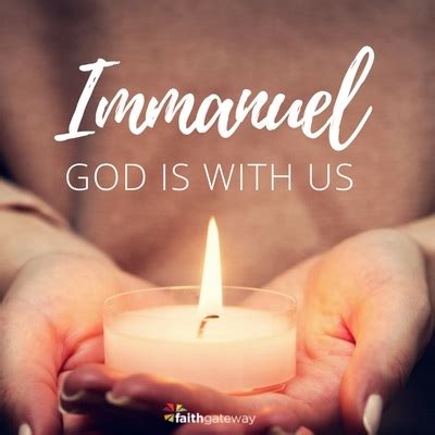 Immanuel, God With Us - FaithGateway