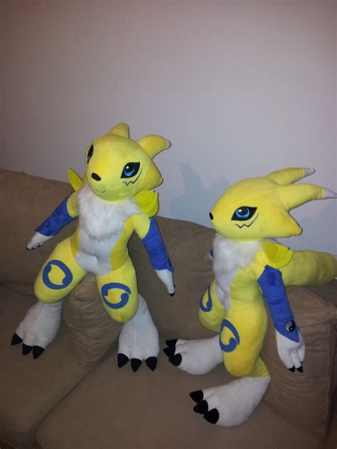 Renamon Plushies by furplush on DeviantArt