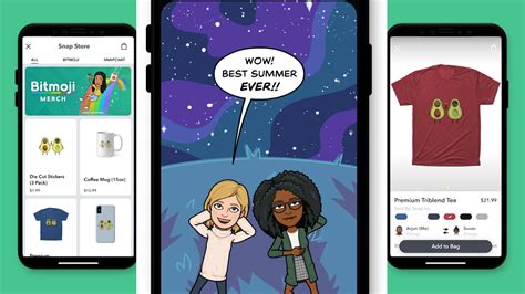 Snapchat Bitmoji Store – TechCrunch