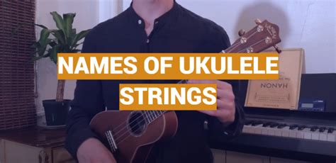 Names of Ukulele Strings - MusicProfy