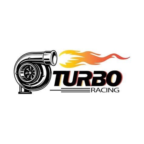 Premium Vector | Icon logo turbo racing vector | Logos