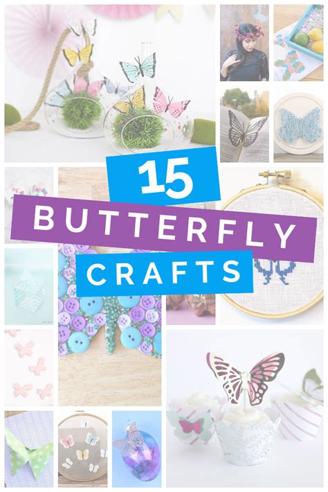 15 BUTTERFLY CRAFTS TO MAKE FOR SPRING - Mad in Crafts