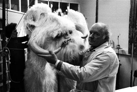 Makeup and special creature designer Stuart Freeborn with the original ...