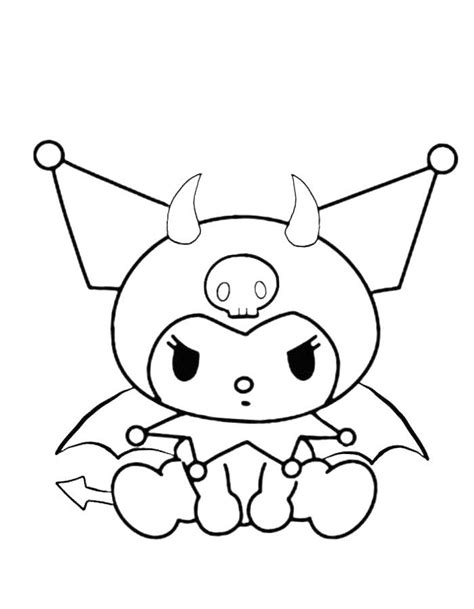 Kuromi Coloring Pages (Free Printable PDF)