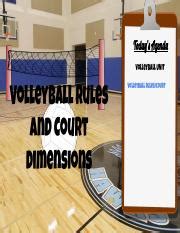 Volleyball Rules and Court Dimensions: Everything You Need to | Course Hero