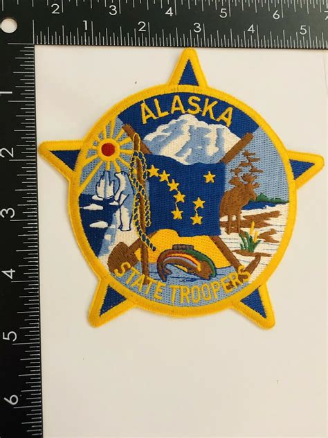 ALASKA STATE TROOPERS OFICER #490 BADGE