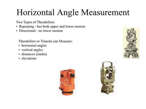 PPT - horizontal angle measurement PowerPoint Presentation, free download - ID:154309