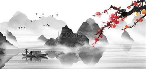 Hui Ancient Chinese Ink And Water Landscape Painting Picture And HD Photos | Free Download On ...