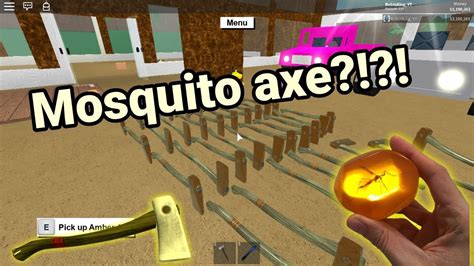 Roblox Lumber Tycoon 2 | Mosquito Axe in the new Amber Axe box? | Lets ...