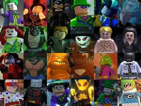 Lego Batman Villains | Lego batman, Lego figures, Lego