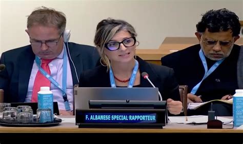 Statement in Support of Francesca Albanese, UN Special Rapporteur on ...