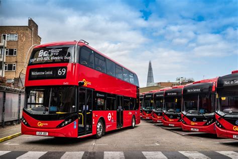 BYD ADL delivered in London the 500th electric bus from the Enviro EV range - Sustainable Bus