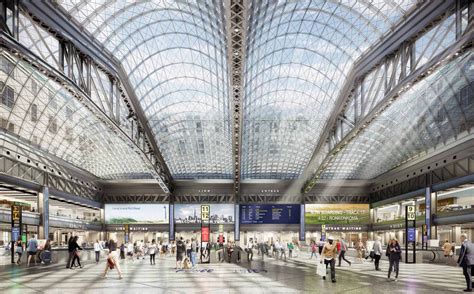 Gallery of Construction Begins on Penn Station's Moynihan Train Hall ...