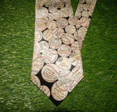 Other Museum Artifacts Baseball Silk Tie | Grailed