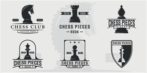 Chess Pieces Logo Vector Art, Icons, and Graphics for Free Download