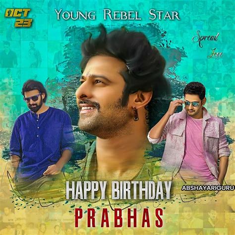 Happy Birthday To You Prabhas - Ab Shayari Guru Prabhas happy status