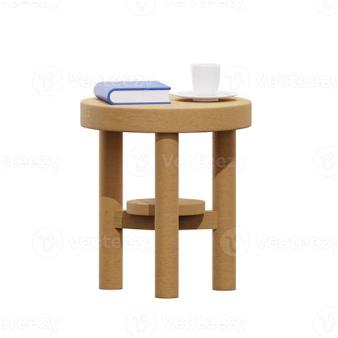 3D Small Round coffee table 18726099 PNG