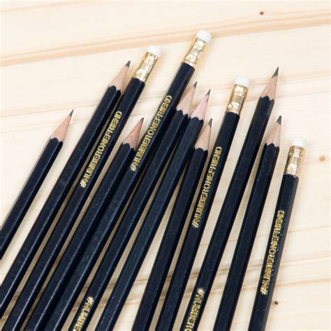 personalised graphite pencils by able labels | notonthehighstreet.com