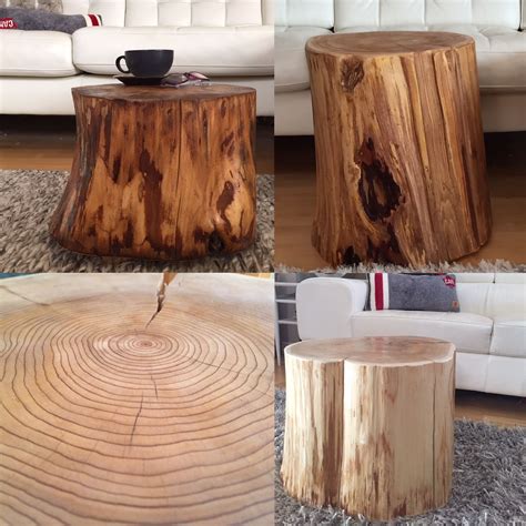 Stump Side Table, Log Tables, Rustic Tables, Tree Trunk Table, Rustic ...