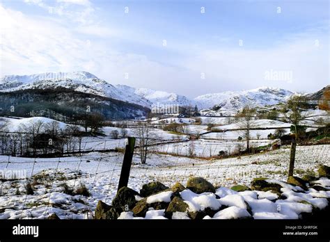 Winter in the Little Langdale Valley Stock Photo - Alamy