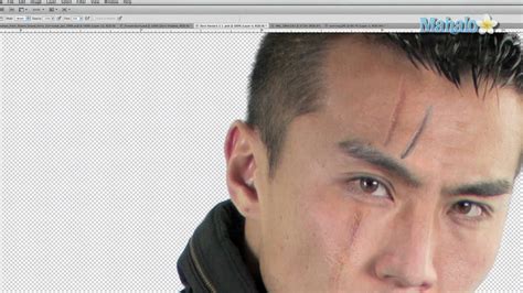 Photoshop Tutorial - Add a Scar - YouTube