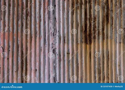 Corrugated Metal Background Stock Photo - Image of grit, texture: 33107430