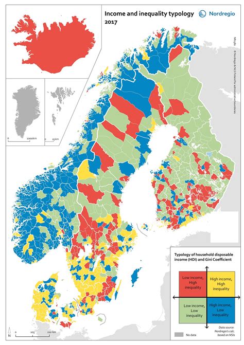 Income and inequality typology 2017 | Nordregio