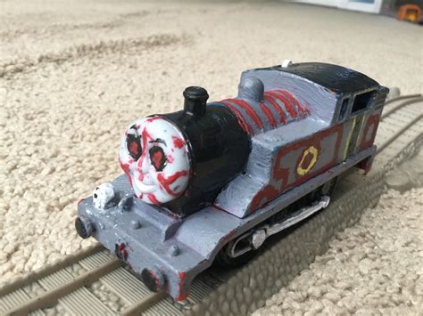 Custom Trackmaster Timothy The Ghost Train! by Diesel17k on DeviantArt