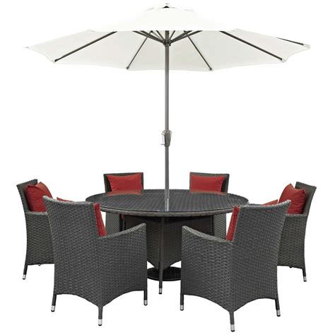 8 Piece Patio Sunbrella® Dining Set EEI-2270 DISCONTINUED - Patio ...