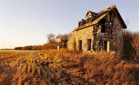 Wallpaper : landscape, old, building, ruin, house, village, ruins, tree ...