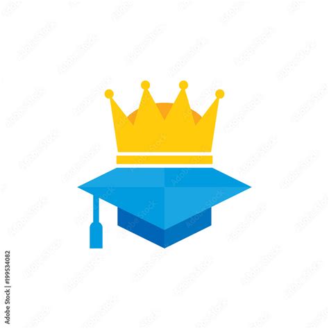 School King Logo Icon Design Stock Vector | Adobe Stock