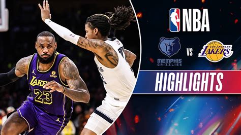 Watch Memphis Grizzlies Vs LA Lakers - Highlights Video Online(HD) On ...