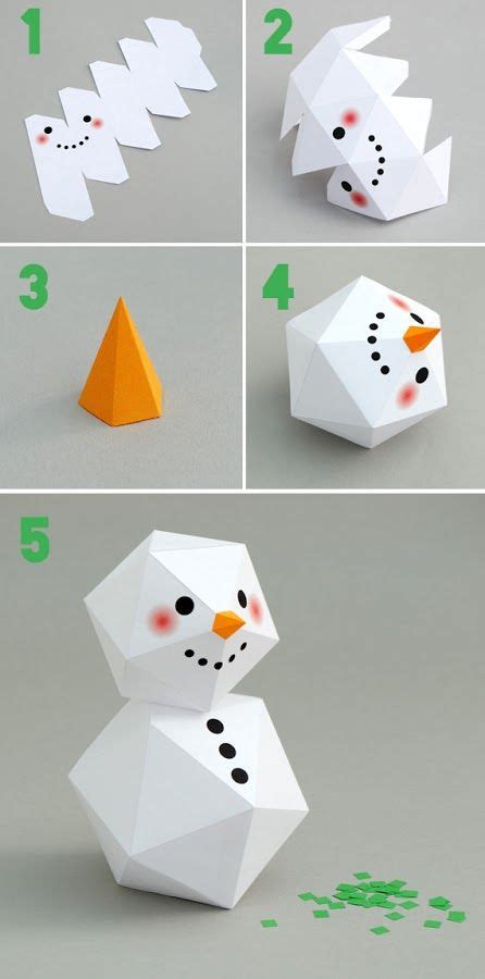 Manualidades navideñas: adornos y regalos con papel | Snowman crafts diy, Xmas crafts, Paper ...