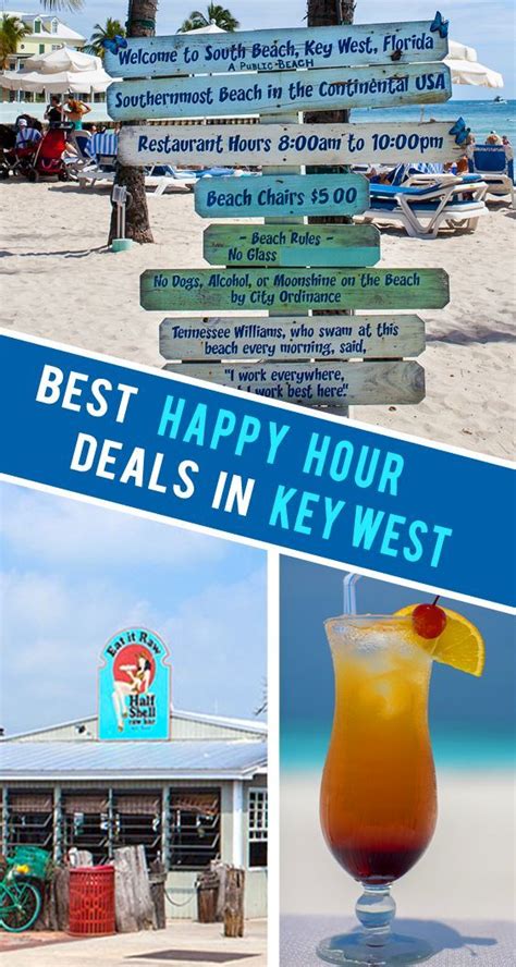 Updated April 2019! Best Key West Happy Hours for Drinks & FOOD! Save money and fill up at these ...