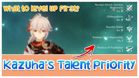 Kazuha Talent Priority (with skills explanation) | Genshin Impact - YouTube