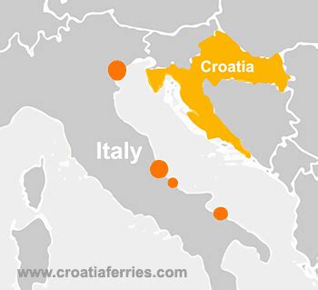 Map Croatia Italy - Share Map