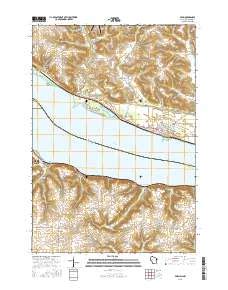 Lake Pepin Topo Map in Pepin County, Wisconsin