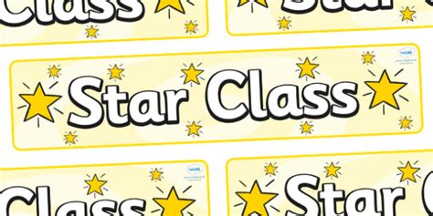 FREE! - Star Themed Classroom Display Banner (teacher made)